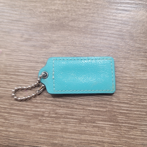 Turquoise Coach Hangtag - Picture 2 of 2